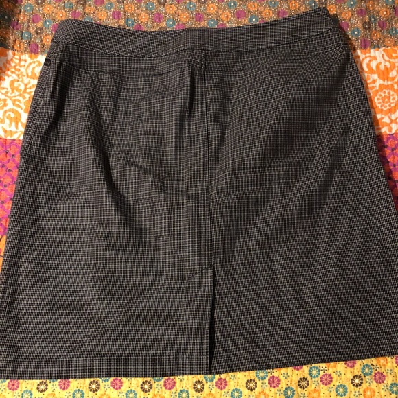 Valerie Stevens Houndstooth Skirt Sz 16 - Picture 5 of 8
